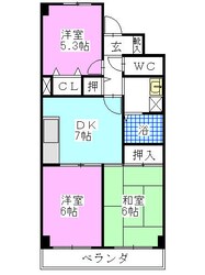 コリーナ柏井の物件間取画像